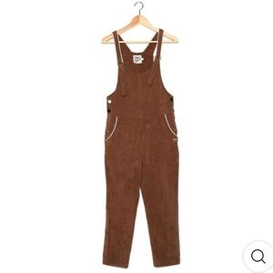 CAMP Collection Corduroy Overalls - Brown